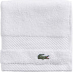 Lacoste Heritage 100% Supima Cotton Wash Cloth, Premium Super Soft Bath Towel by LACOSTE