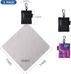SEIBER Eyeglass Cleaning Microfiber Cloth, 7 x 7 inch Glasses Cloth - Image 3