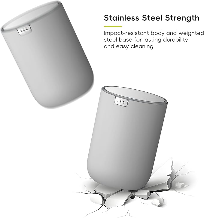 EKO Fandy 0.58 Gal/2.2L Mini Trash Can - Image 6