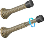 HOMOTEK 10 Pack Telescoping Spring Door Stoppers, Extended from 3-1/8 to 4-1/4 by HOMOTEK