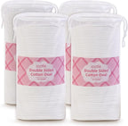 Large Oval Cotton Pads, 3-Layer Dual Textured Design, Lint-Free and Extra Soft by icotle