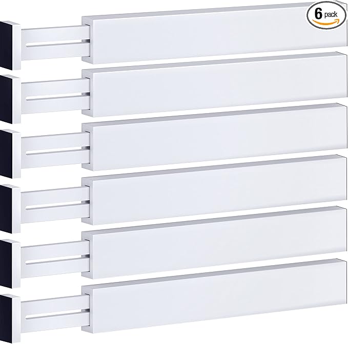 6 Pack Bamboo Drawer Dividers by Bamb%C3%BCsi
