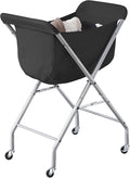 ELYKEN Laundry Cart with Wheels, 32”H Easy Rolling Laundry Hamper with by ELYKEN