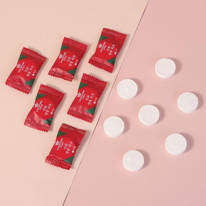 100 Pcs Mini Compressed Towels, Disposable Face Compressed Towel, Compressed - Image 6