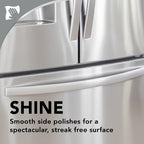 Weiman Microfiber Cloth for Stainless Steel, Safely Traps and Removes Dirt - Image 5