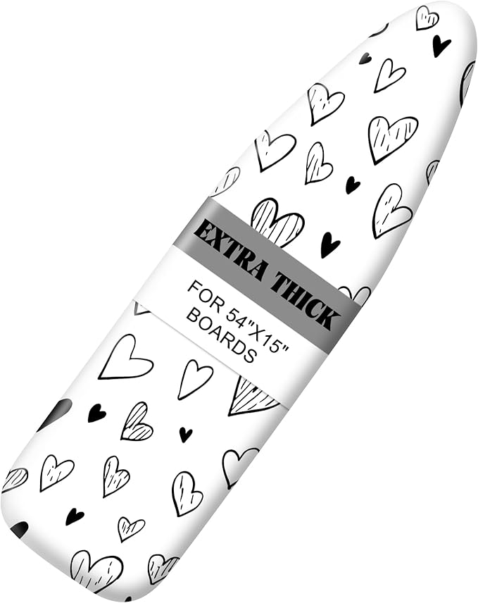 Quick Install Ironing Board Cover 17" x 55" Ironing Board Cover by seewan