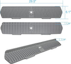 Sink Drain Mat Behind Faucet, Faucet Guard Draining Mat, 90° Foldable Tap - Image 7