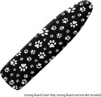 White Dog Paws Ironing Board Cover Heat Reflective Iron Pad - Image 6