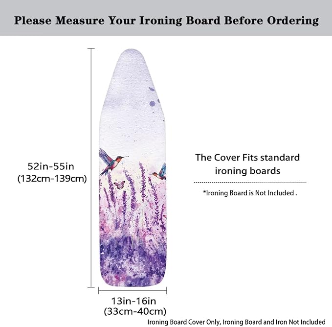 Lavendor Bird Ironing Board Cover - Image 5
