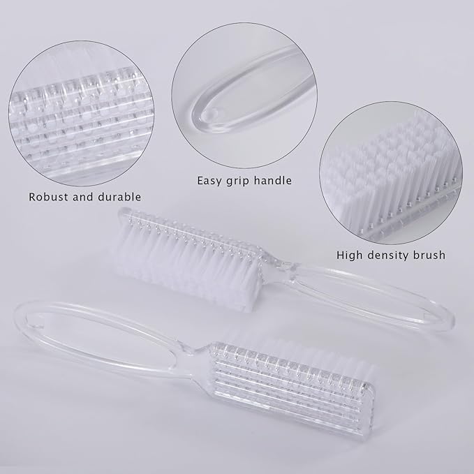 Yebeauty Nail Brush Fingernail Cleaner, Pedicure Nail Scrubber - Image 4