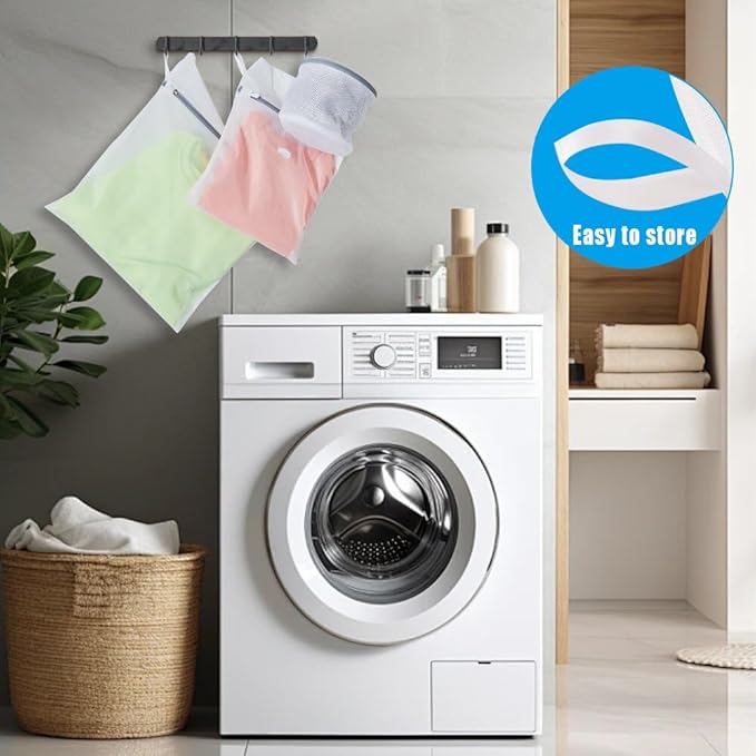 3Pcs Mesh Laundry Bags for Washing Delicates, - Image 4