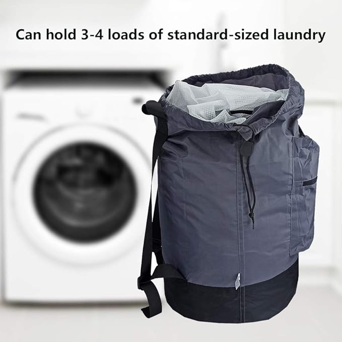 Washable Laundry Bag Backpack - Image 4