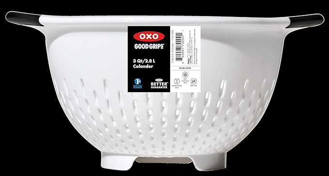 OXO Good Grips 3 QT Plastic Colander - Image 5