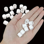 25 Pack Door Stop Tips & Caps 0.39" White Rubber Door Stop Replacement - Image 7