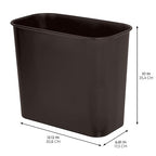 iDesign Small Bathroom Trash Can –Mia Collection – Bronze - Image 3
