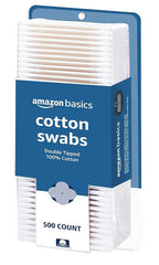 Amazon Basics Double-Tipped Cotton Swabs by AmazonBasics