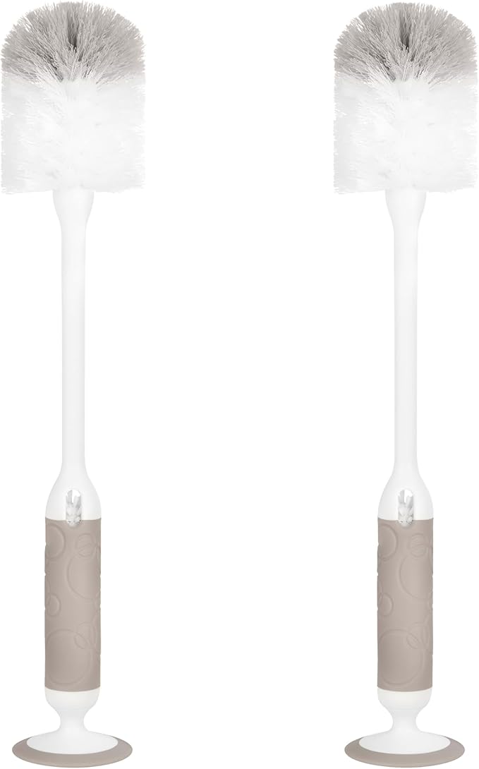 Ubbi Deluxe Baby Bottle Brush Set, Bottle Brush and Nipple Brush by Ubbi