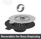 OGGI Silicone Sink Strainer & Stopper Set- Great Kitchen Sink Strainer - Image 6