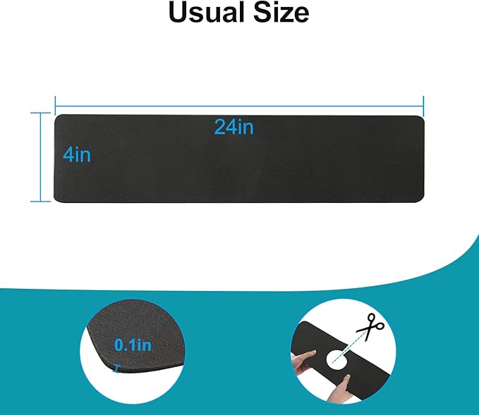 Customizable Faucet Mat for Kitchen Sink: 24"L x 4"W Cuttable Bathroom Counter - Image 6