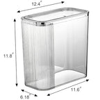 Sooyee Clear 14 Liter Bathroom Trash Can - Image 5