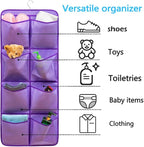 Dual Sided Hanging Closet Organizer Shoe Rack Holder - Image 2