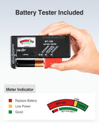 Luxtude Small Battery Organizer Storage Case - Image 3