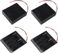4Pcs 4 Slots 1.5V AA Battery Case Holder 4 x 1.5V AA Battery Spring Clip by AITIAO