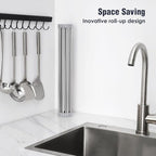 Tomorotec 17.7" x 15.5" Roll Up Dish Drying Rack Over Sink Drying Rack Sink - Image 3