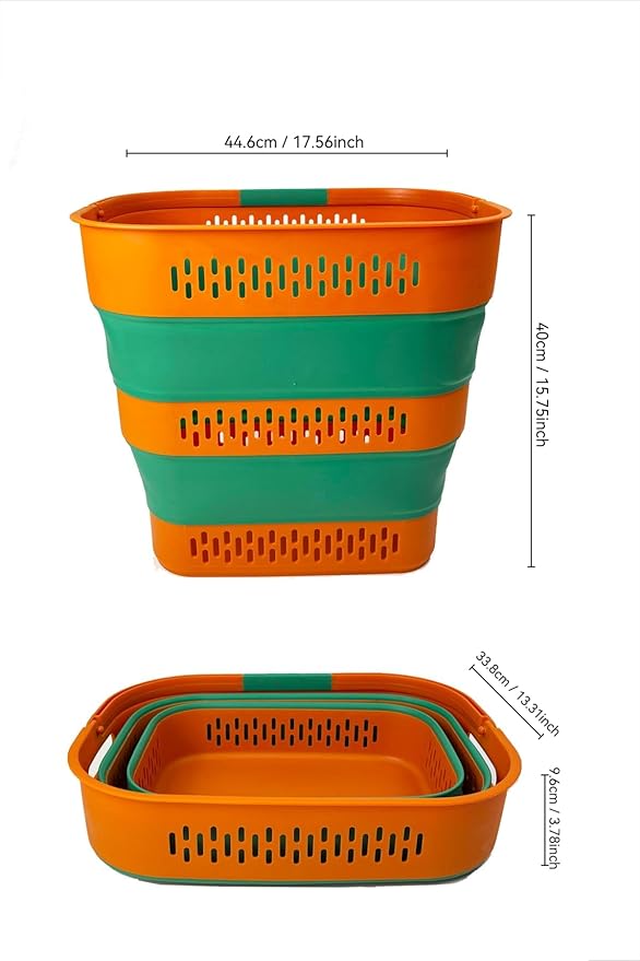 SAMMART 38L Collapsible Laundry Basket - Image 5