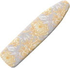 Chrysanthemums Flowers Ironing Board Cover 52-55 x 13-16 Inch, Sketch Golden by Daulesho