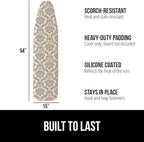 The Original GORILLA GRIP Ironing Board Cover and Pad, Silicone Coating - Image 2