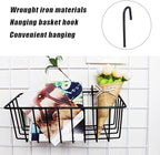 3 Pack Grid Panel Hanging Wire Basket, Storage and Display Basket - Image 4