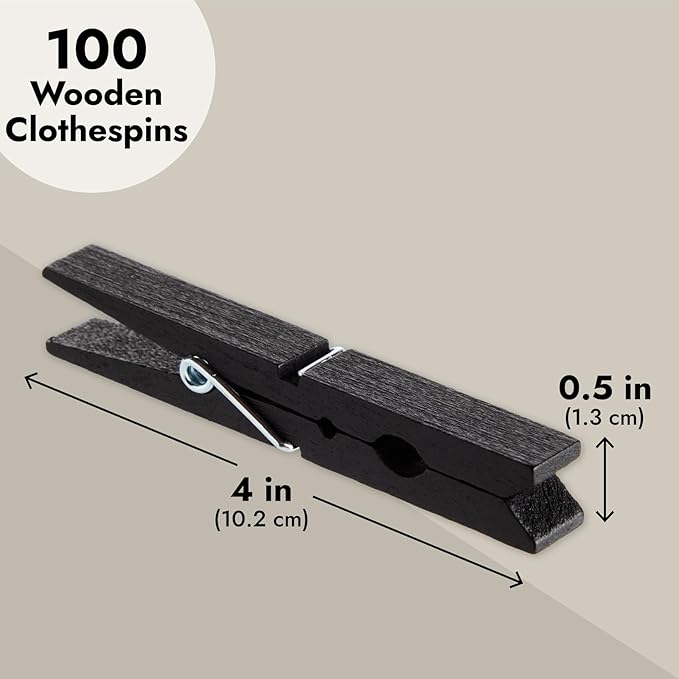 Juvale Wooden Clothespins - Image 5