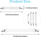 Ironing Board Cover Fasteners Binding 4 PC Elastic Straps Clips Keep Cushions - Image 2