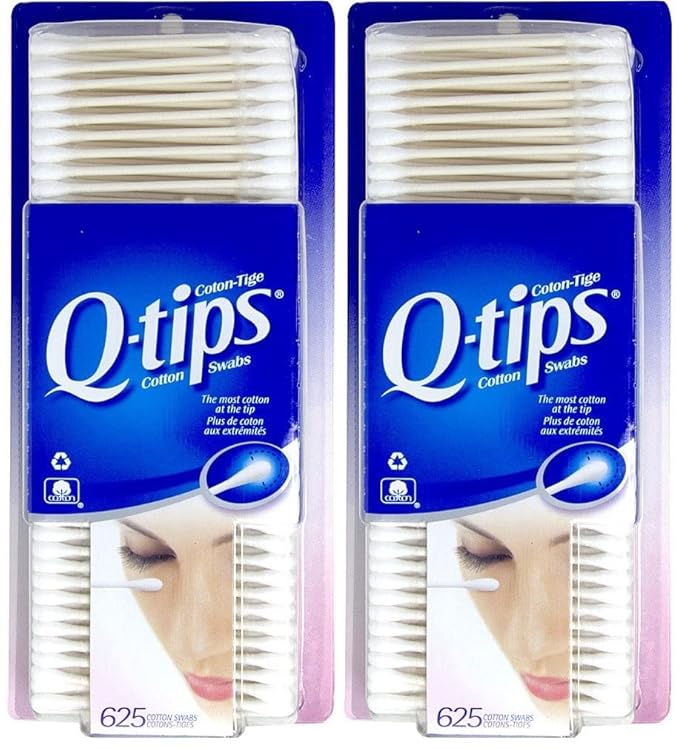 2 x Q-tips Cotton Swabs, 625 ct by Q-tips