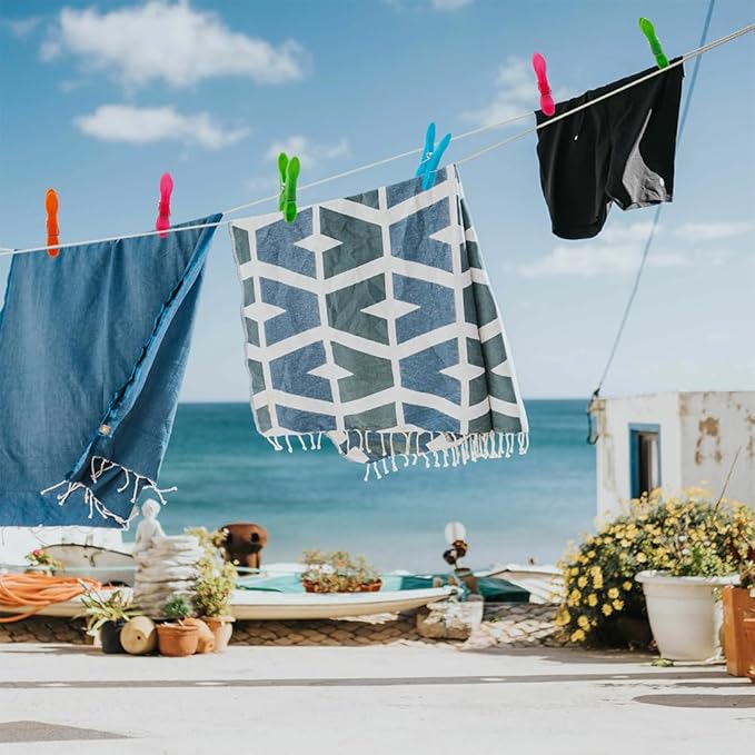 72Pcs Plastic Clothes Pins, Beach Towel Clips Small Heavy Duty, Laundry Clips - Image 5