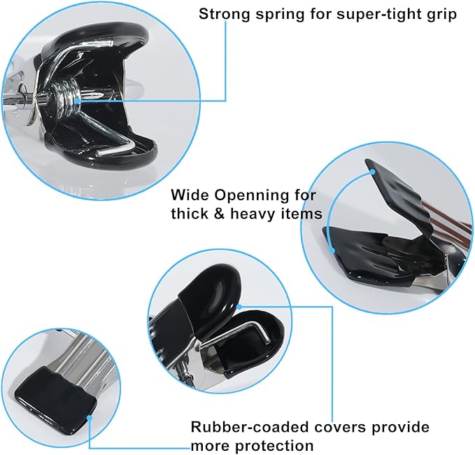 15/30Pcs Upgrade Double Head Clamp Dipped Clothespin - Image 3