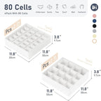 Joyoldelf Drawer Organizer 4 Pack - Image 2