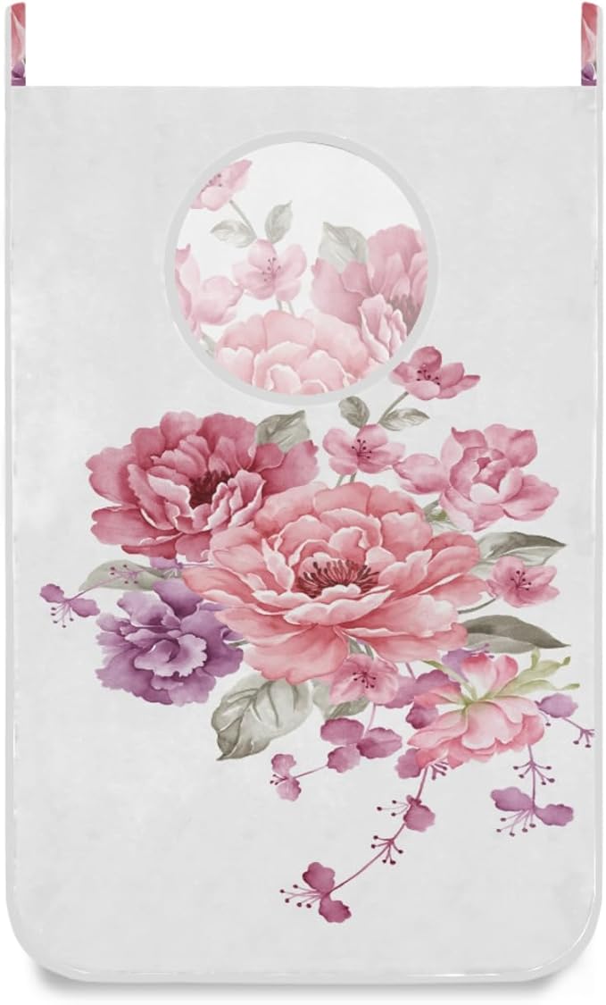 Hanging Laundry Hamper Floral by Tatenale