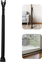 Sliding Door Security Bar, Door Jammer 2-in-1 Adjustable, Door Stoppers by GuardDogSecurity