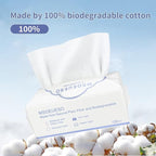 Disposable Face Towel, MSOEUESO Cotton Facial Tissues, Dry Face Cloths - Image 6