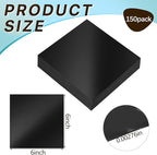 150 Packs Aluminum Metal Crafts DIY Foil 6 Inch x 6 Inch x 0.07 mm Thick - Image 2