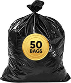 Veska 55 Gallon Trash Bags Heavy Duty, 55-60 Gallon Trash Bags Large Black - Image 7