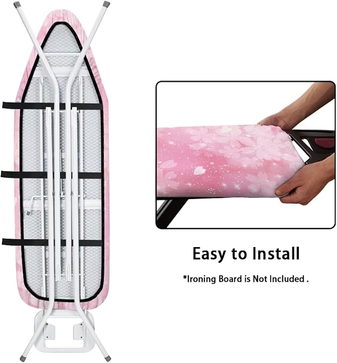 Ironing Board Cover, Cherry Blossom Print Stain Resistant Ironing Board Cover - Image 5