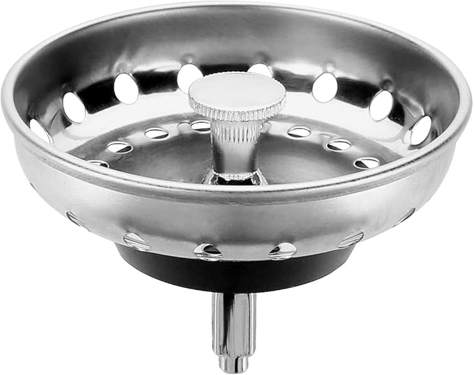Hydro Master Kitchen Sink Basket Strainer Standard Drains, Stainless Steel - Image 3
