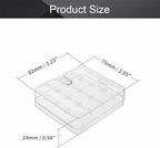 Fielect 4 x 18650 Battery Storage Case Holder Organizer Box Transparent - Image 2