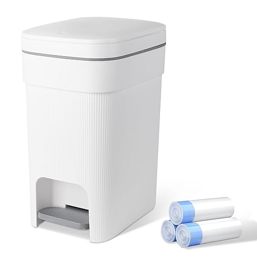 JiatuA Small Bathroom Trash Can by JiatuA