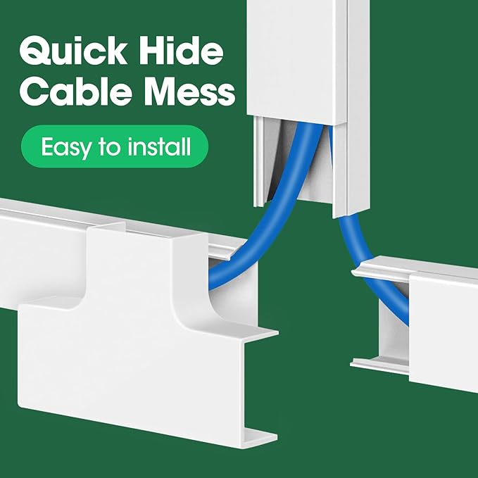 AZEN Cord Hider Kit, 630in Cord Covers - Image 5