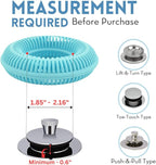 Hair Catcher for Shower Drain & Bathtub – TubRing Pop-Up Drain Protector & - Image 7