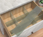 8pcs DIY Plastic Drawer Organizer Adjustable Drawer Dividers - Image 2